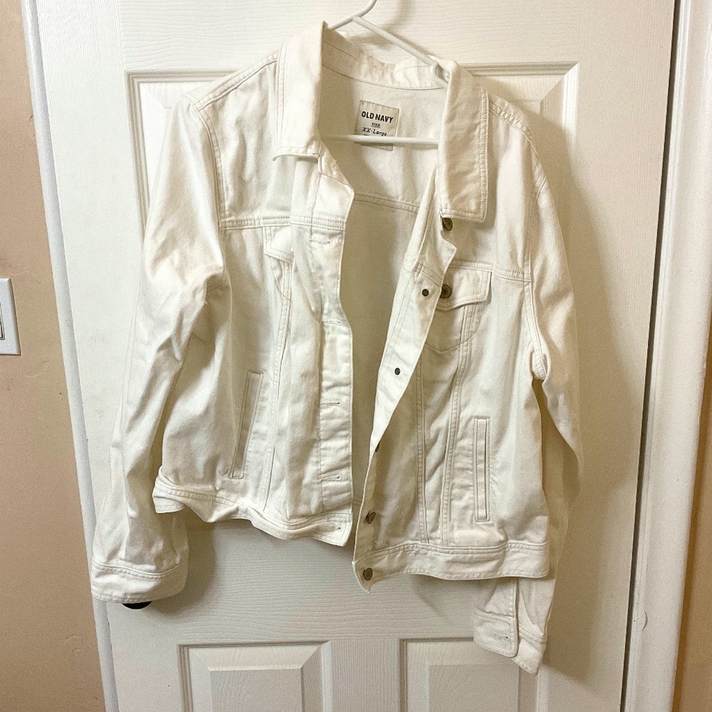 Women’s White Demin Jacket